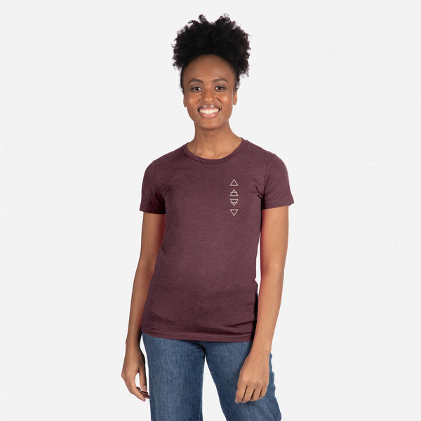 Vertical Elements Woman's CVC Tee Shirt